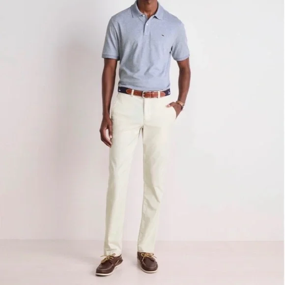 Vineyard Vines Chino Slim Pant Size 40x34 Stone-Khaki Nautical Preppy Casual - Picture 1 of 8